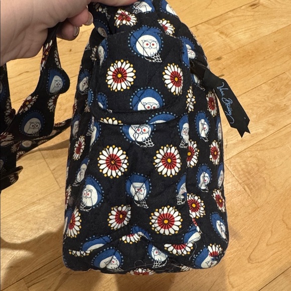 Vera Bradley Shoulder Crossbody Bag in the Retired “Night Owl” Print - Picture 7 of 9